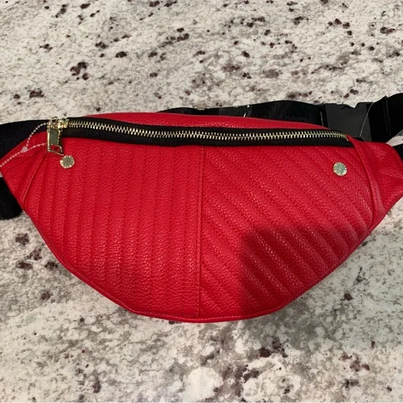 Steve Madden Bags Steve Madden Red Bfrannie Fanny Pack Belt